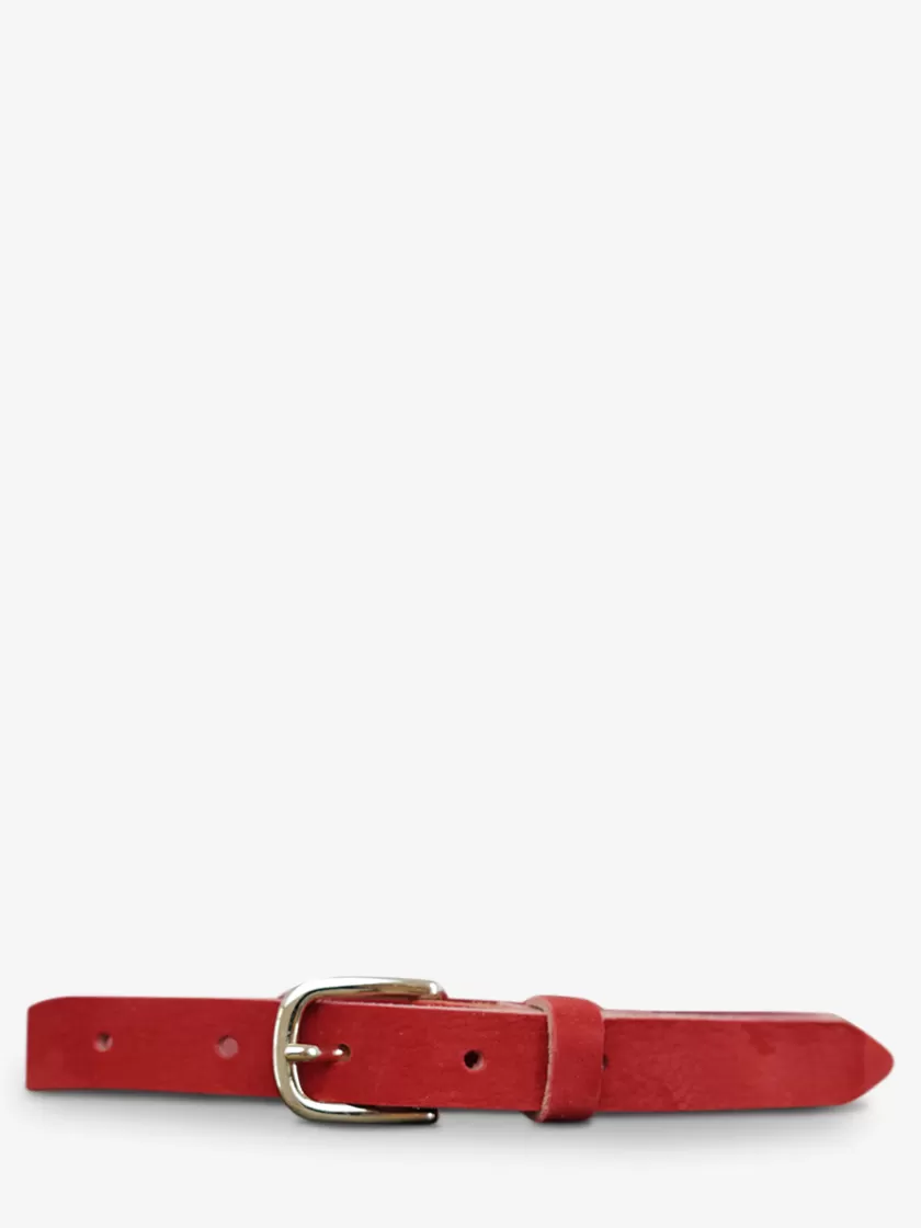 LaCeinture Magnifique Nubuck - 20mm - Carmine Red | PAUL MARIUS Cheap