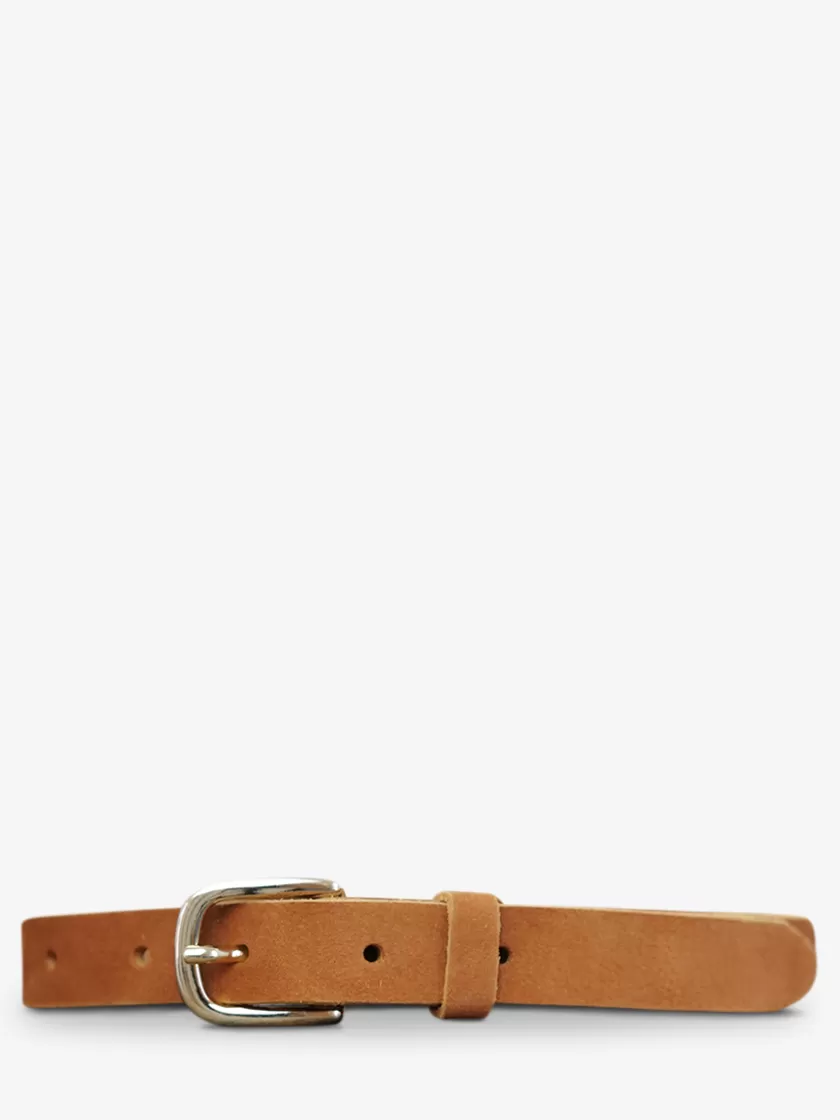 LaCeinture Magnifique Nubuck - 20mm - Light Brown | PAUL MARIUS Store
