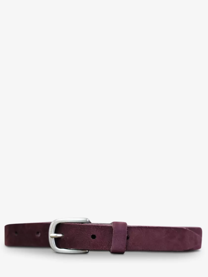 LaCeinture Magnifique Nubuck - 20mm - Plum | PAUL MARIUS Cheap