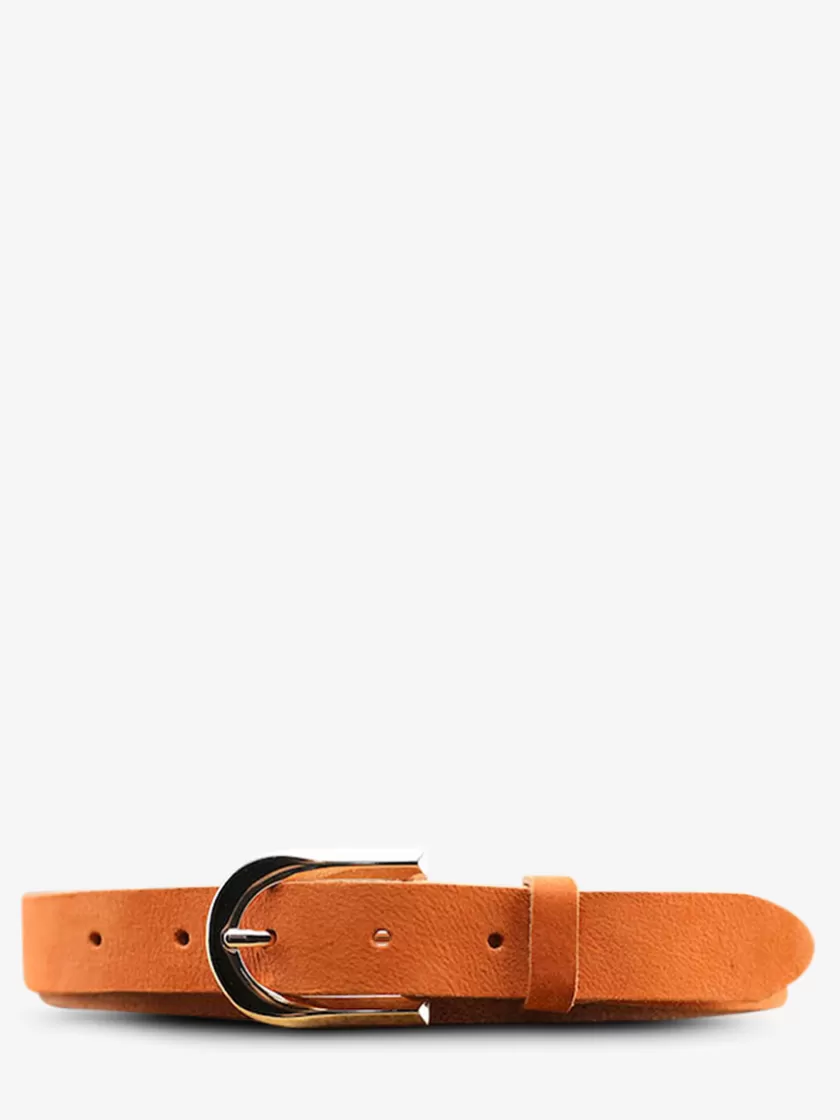 LaCeinture Magnifique Nubuck - 25mm - Orange | PAUL MARIUS Hot