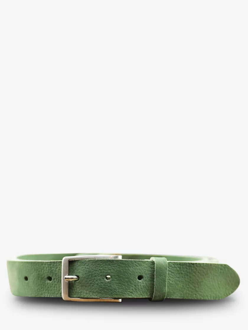 LaCeinture Magnifique Nubuck - 30mm - Almond Green | PAUL MARIUS Clearance