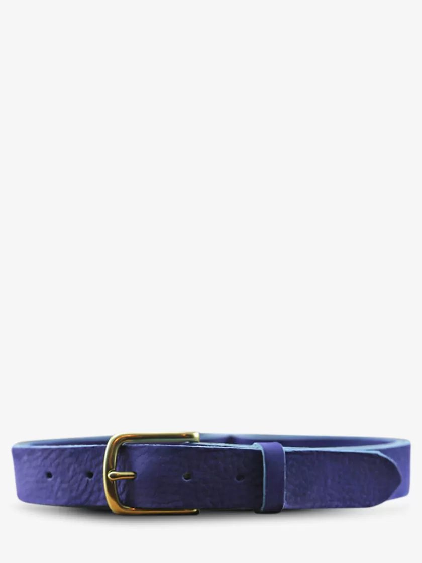 LaCeinture Magnifique Nubuck - 30mm - Electric Blue | PAUL MARIUS New