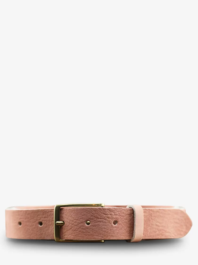 LaCeinture Magnifique Nubuck - 30mm - Powder Pink | PAUL MARIUS Online