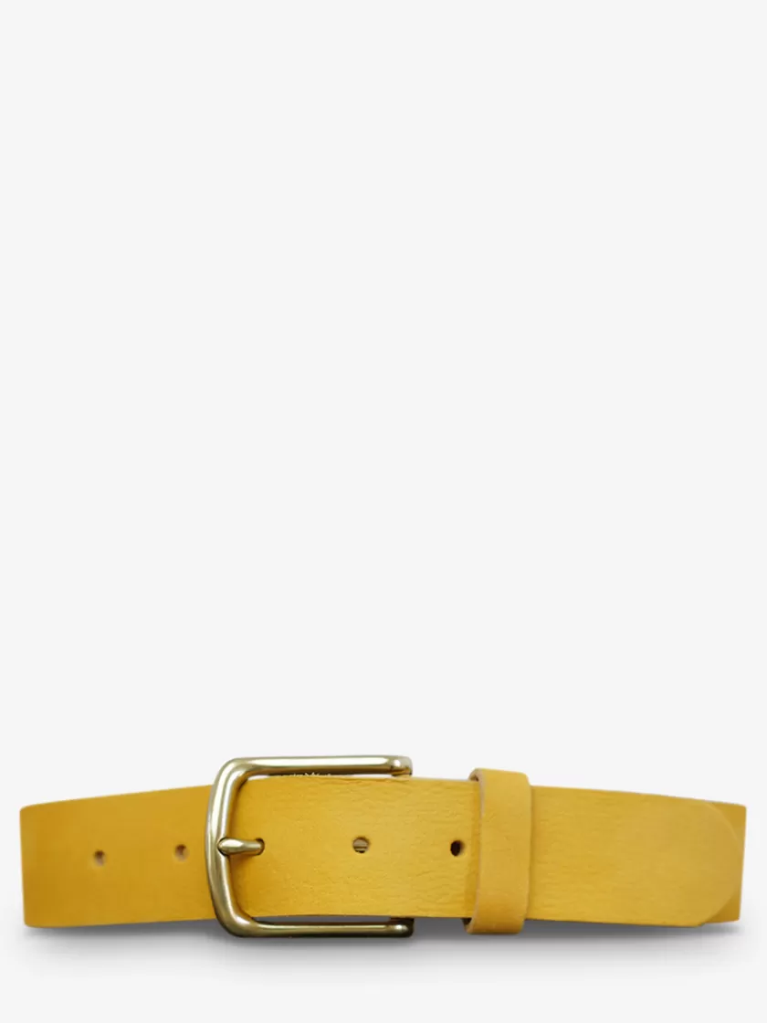 LaCeinture Magnifique Nubuck - 35mm - Saffron | PAUL MARIUS Best Sale