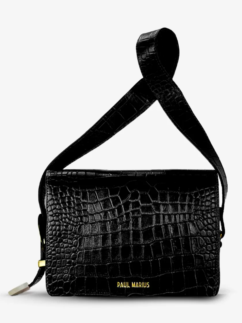 LeBaguette Alligator - Jet Black | PAUL MARIUS Fashion