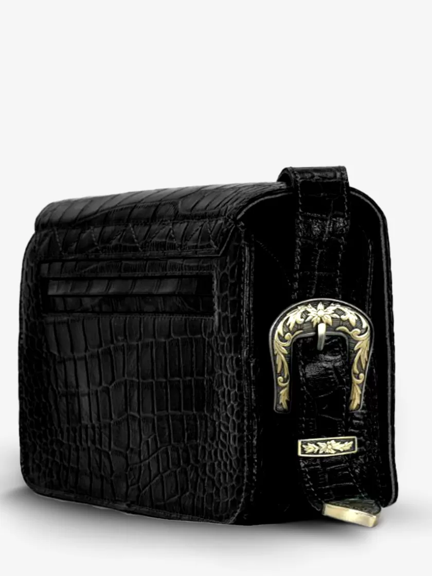LeBaguette Alligator - Jet Black | PAUL MARIUS Fashion