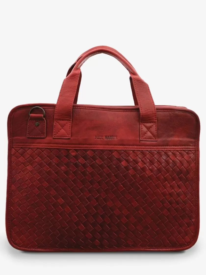 LeConquérant Tressé - Red | PAUL MARIUS Clearance
