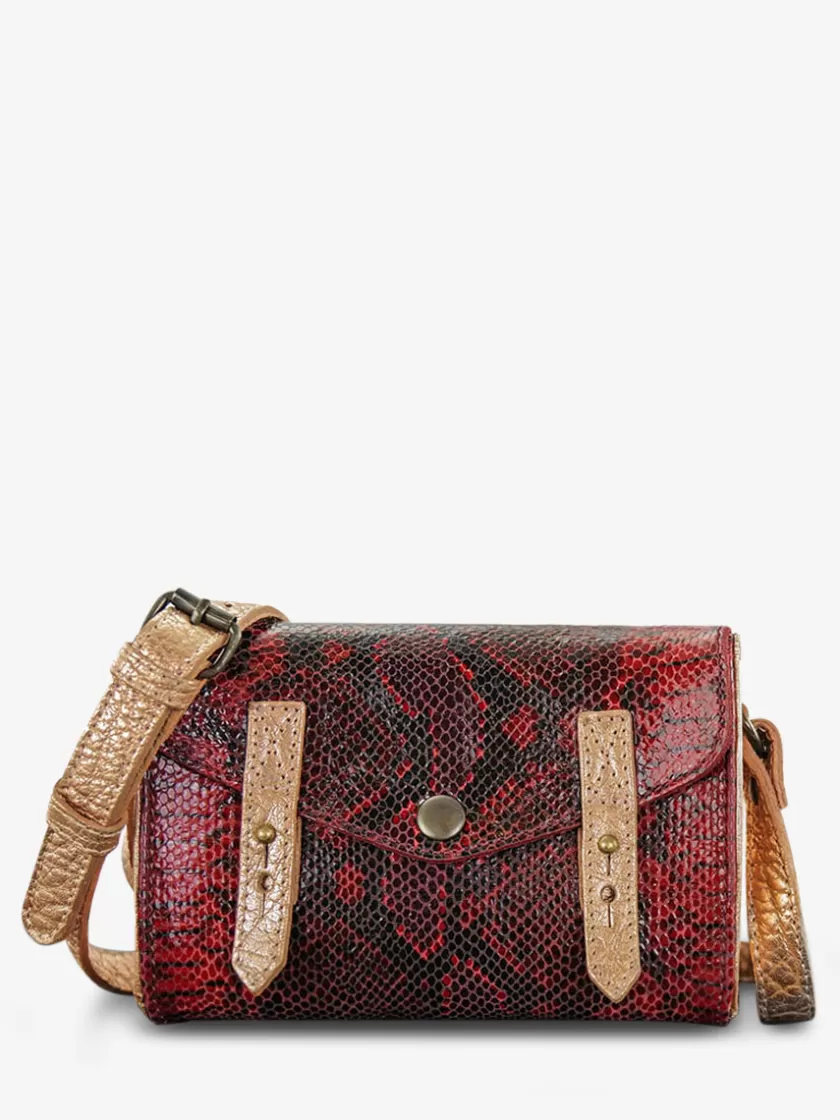 LeMini Indispensable Python - Garnet Red | PAUL MARIUS Clearance