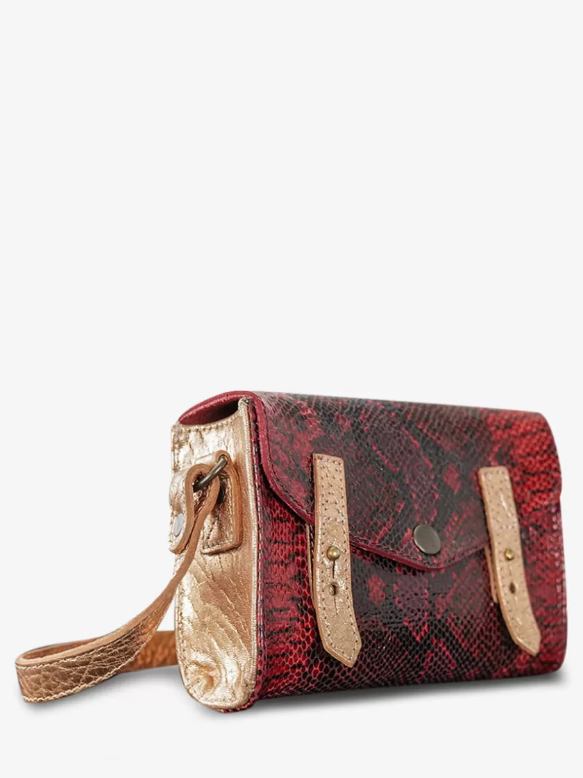 LeMini Indispensable Python - Garnet Red | PAUL MARIUS Clearance