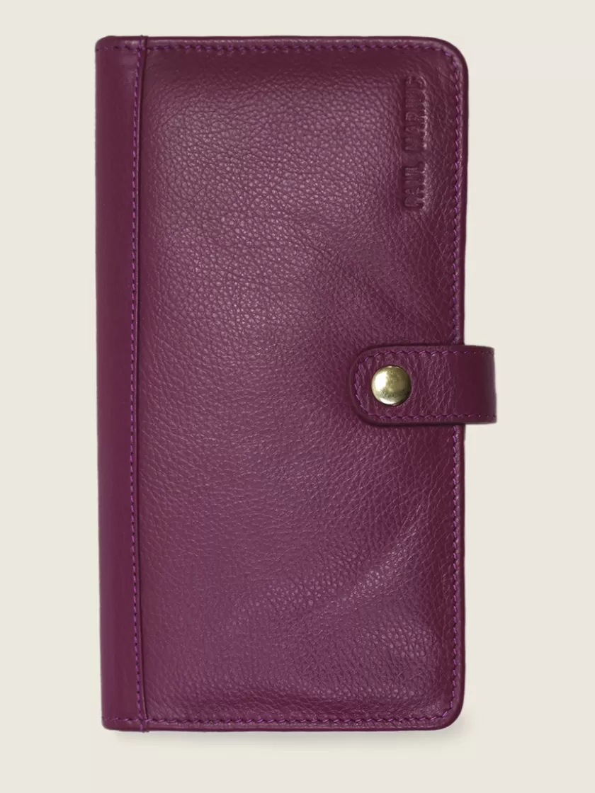 LePortefeuille Charlotte N°2 Art Deco - Zinzolin | PAUL MARIUS Best Sale