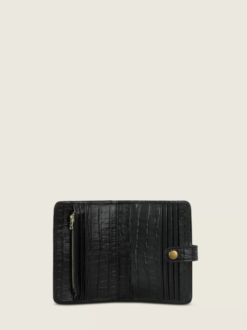 LePortefeuille Jeanne Héritage - Jet Black | PAUL MARIUS Cheap
