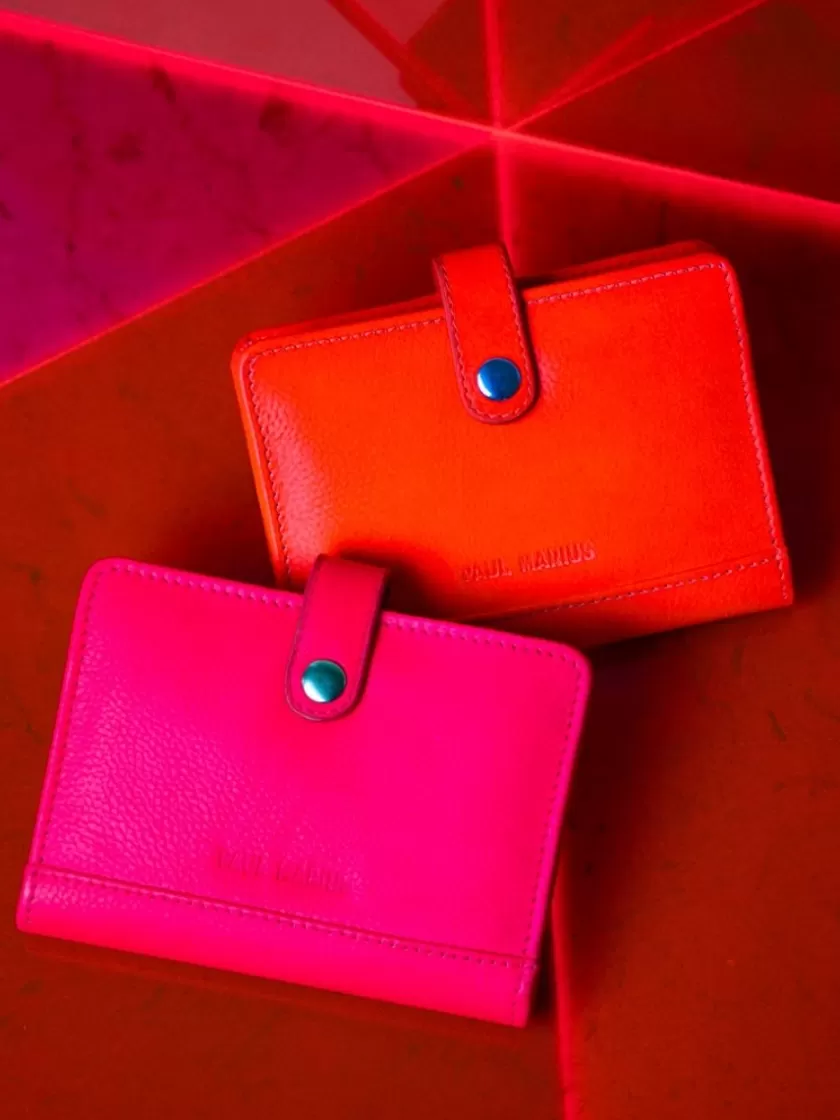 LePortefeuille Jeanne Neon - Orange | PAUL MARIUS Fashion