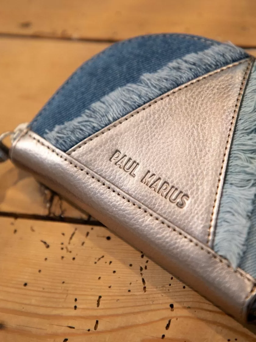 LePortefeuille Manon - Denim / Steel | PAUL MARIUS Online
