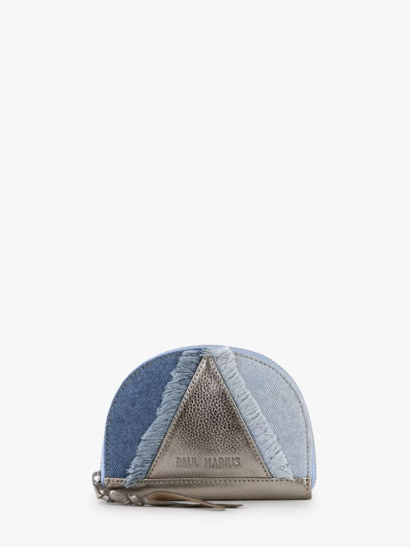 LePortefeuille Manon - Denim / Steel | PAUL MARIUS Online