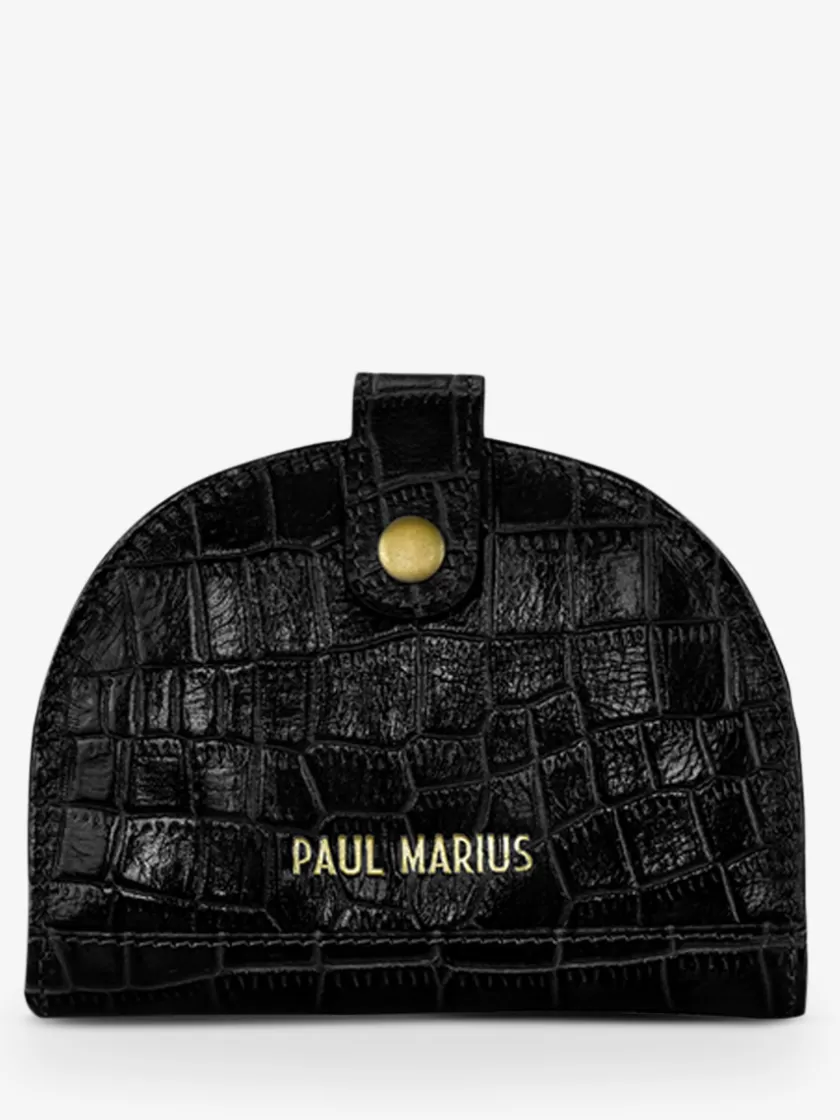 LePortefeuille Manon N°2 Alligator - Jet Black | PAUL MARIUS Online