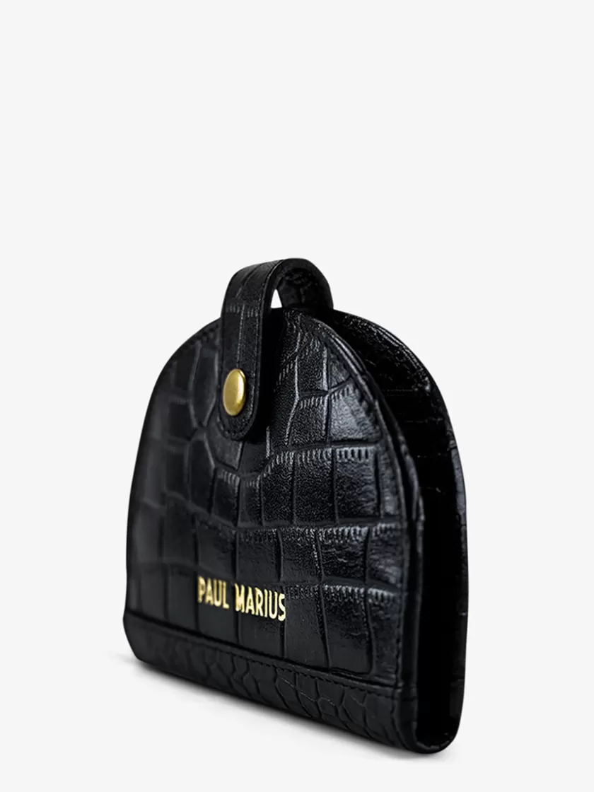 LePortefeuille Manon N°2 Alligator - Jet Black | PAUL MARIUS Online