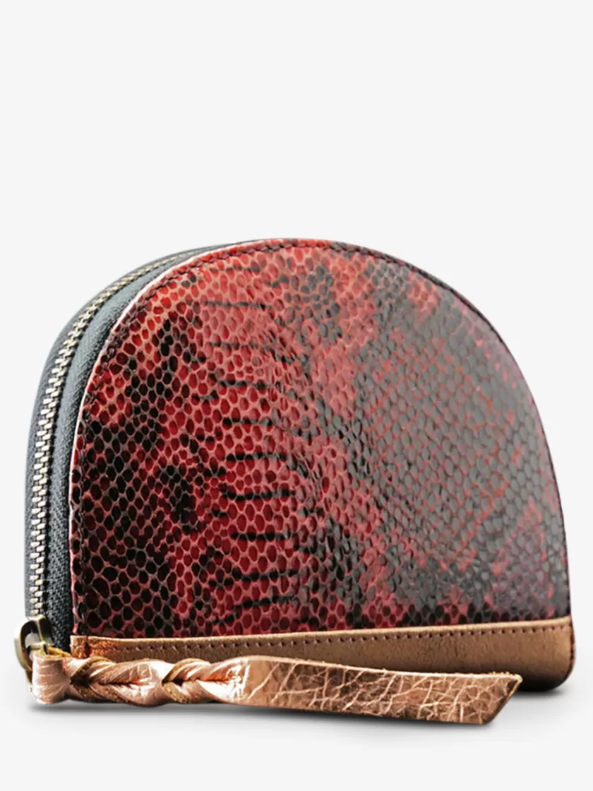 LePortefeuille Manon Python - Garnet Red | PAUL MARIUS Clearance
