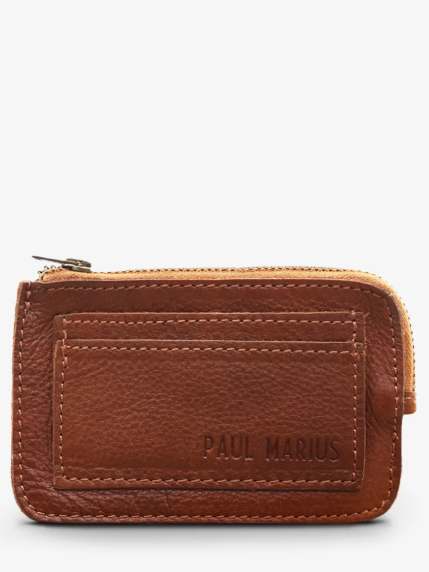 LePorte-monnaie AUGUSTIN - Oil Brown | PAUL MARIUS Shop