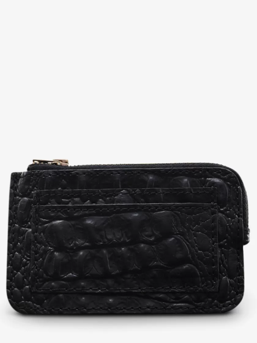 LePorte-monnaie AUGUSTIN Caïman - Black | PAUL MARIUS Best Sale