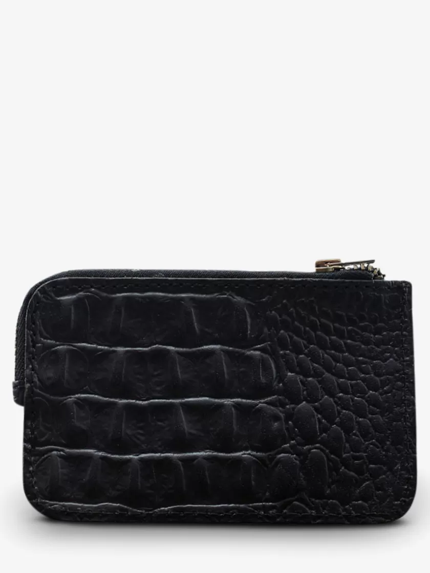 LePorte-monnaie AUGUSTIN Caïman - Black | PAUL MARIUS Best Sale
