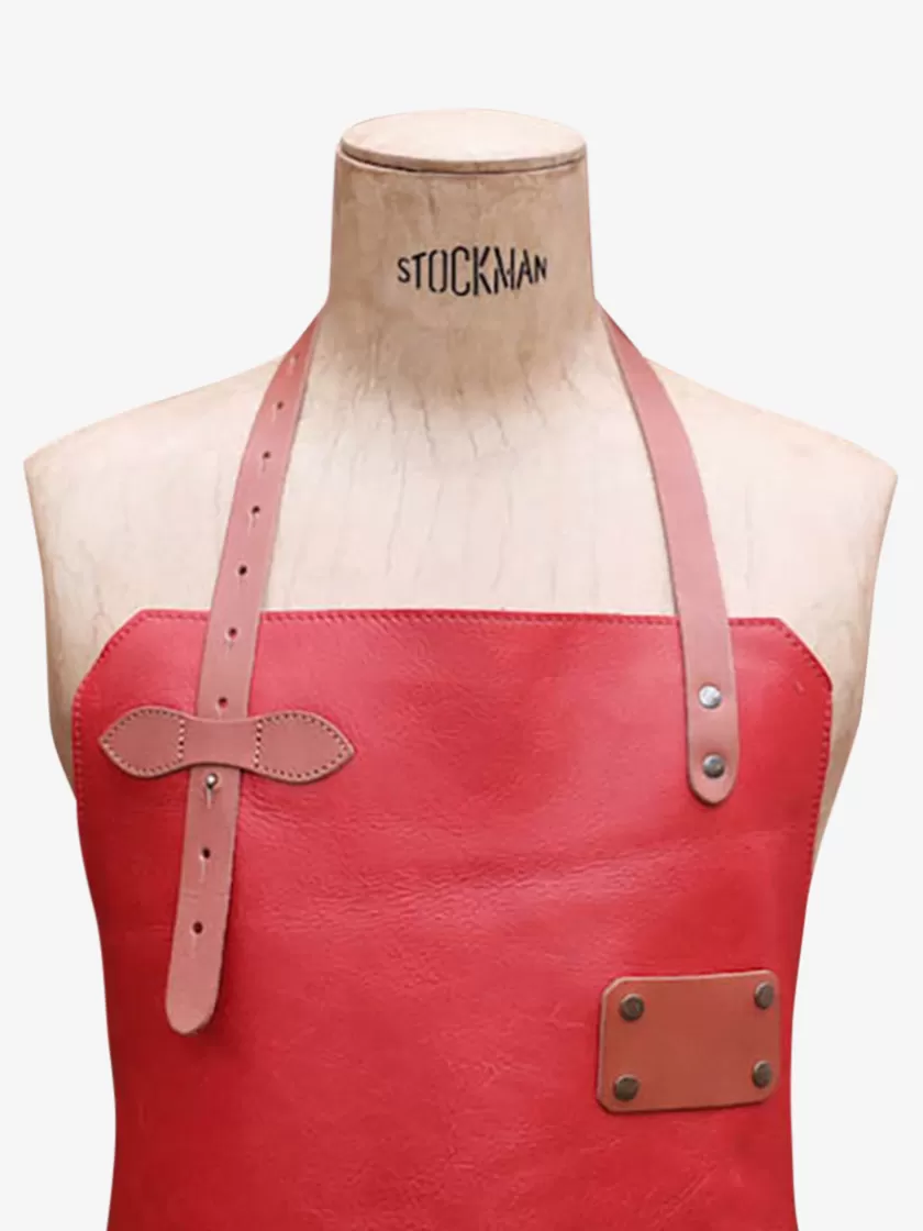 LeTablier En Cuir - Carmine Red | PAUL MARIUS Cheap