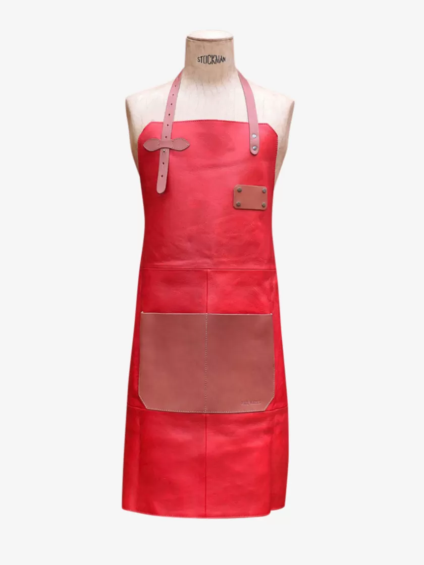 LeTablier En Cuir - Carmine Red | PAUL MARIUS Cheap