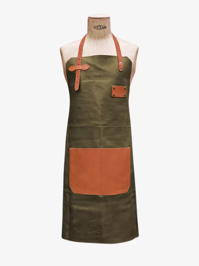 LeTablier En Cuir - Khaki | PAUL MARIUS Shop