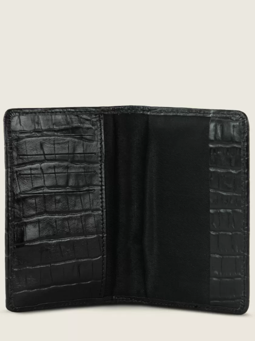 L'Étui Pour Passeport Héritage - Jet Black | PAUL MARIUS Clearance