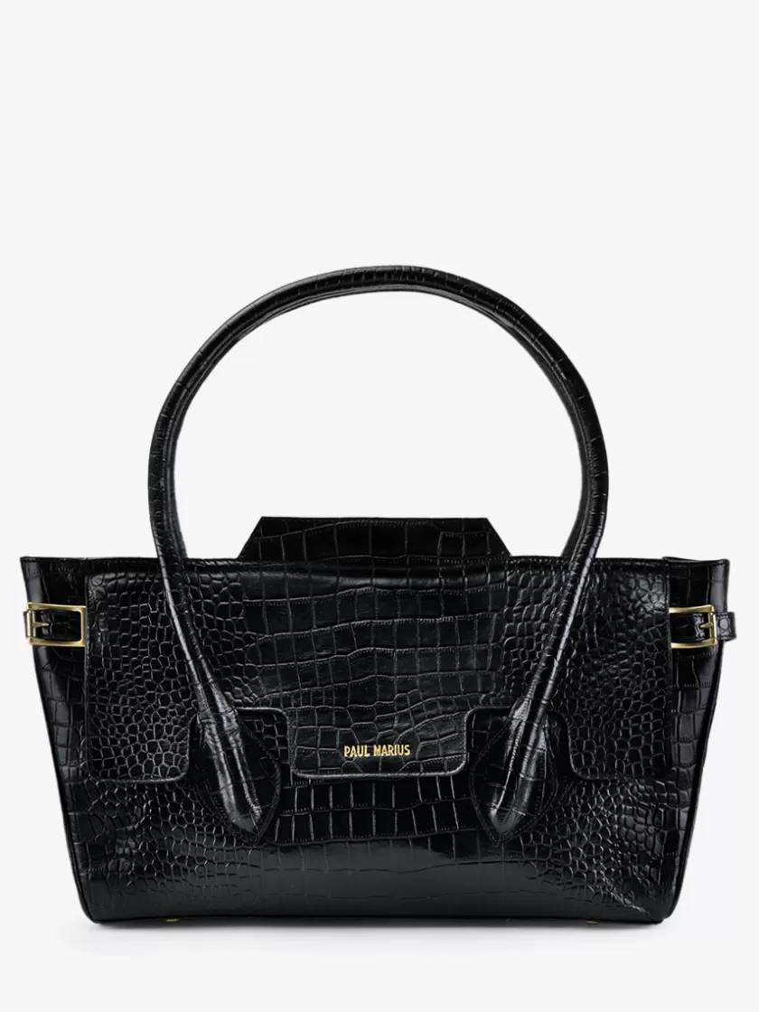 Madeleine Alligator - Jet Black | PAUL MARIUS Clearance