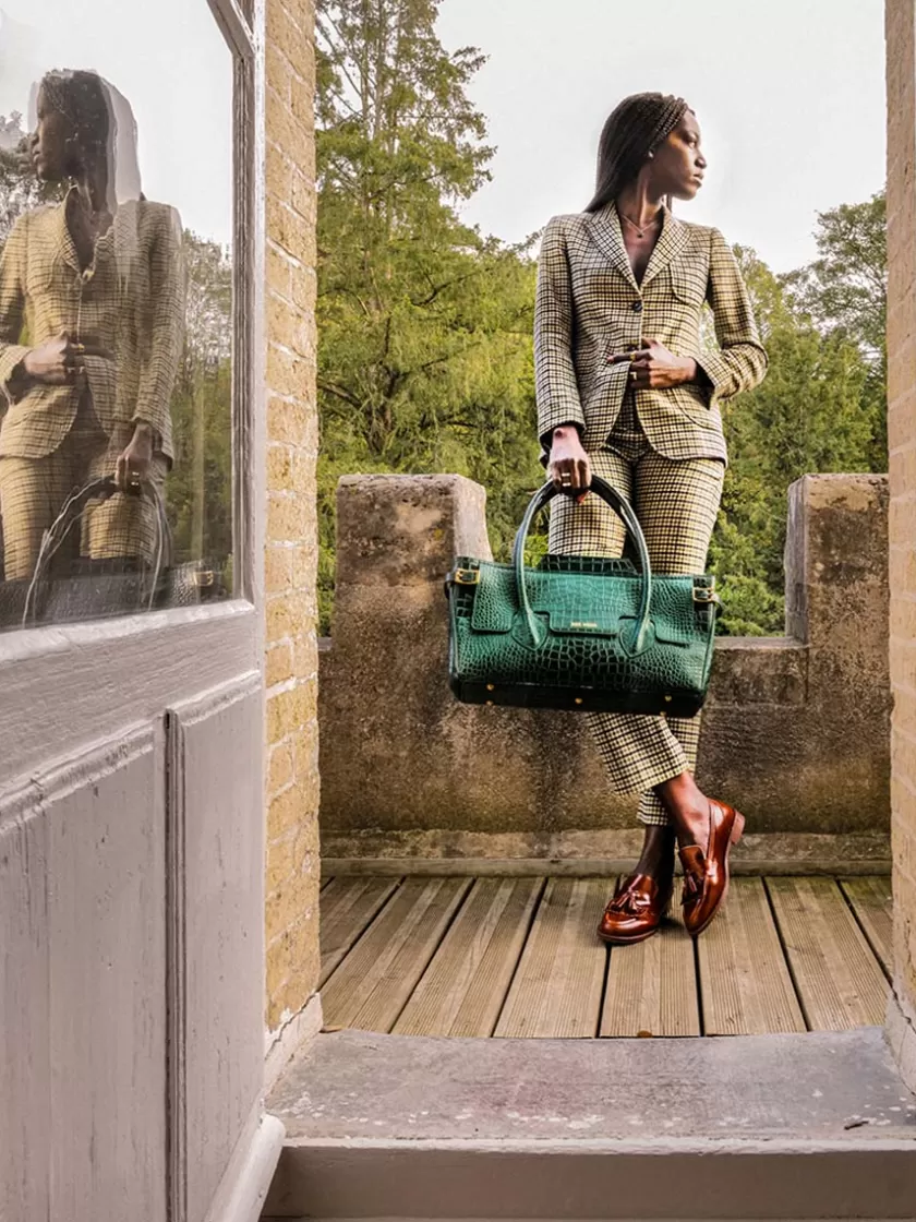 Madeleine Alligator - Malachite | PAUL MARIUS Fashion