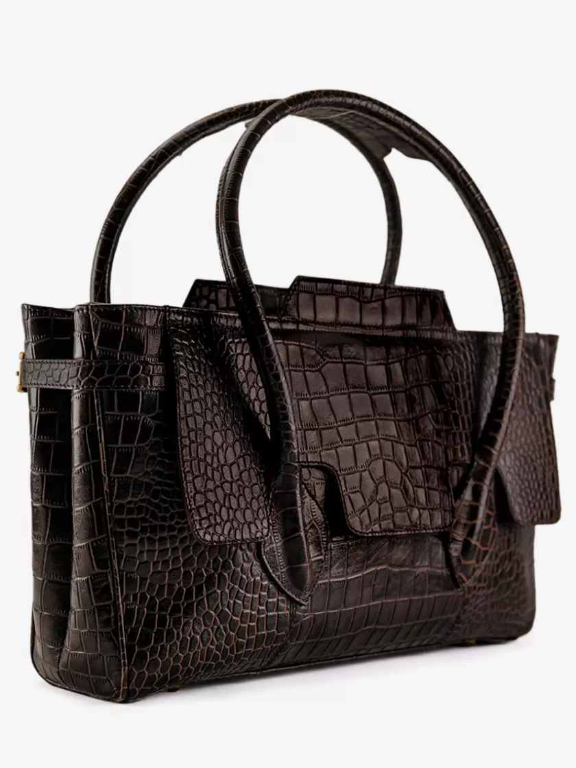 Madeleine Alligator - Tiger's Eye | PAUL MARIUS Store