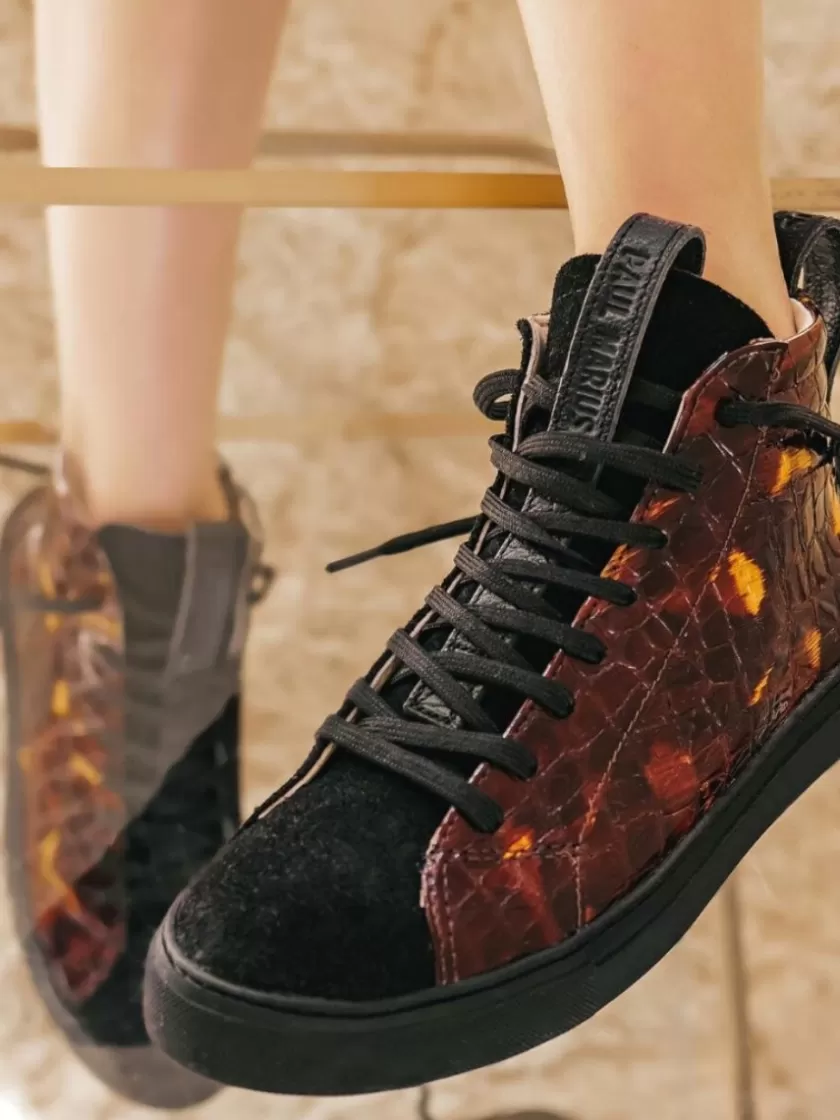 PM001 - Caiman Varnished Amber | PAUL MARIUS Store