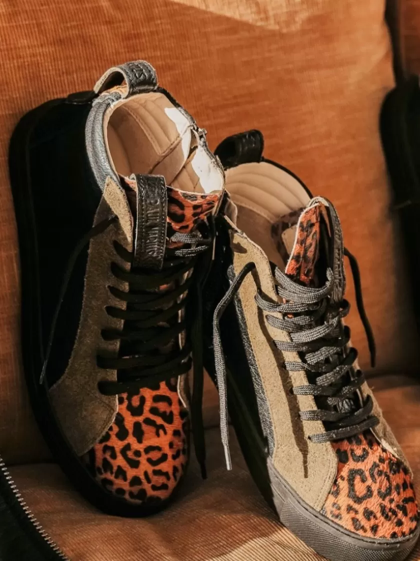 PM001 - Leopard Light Brown Black Khaki | PAUL MARIUS Shop