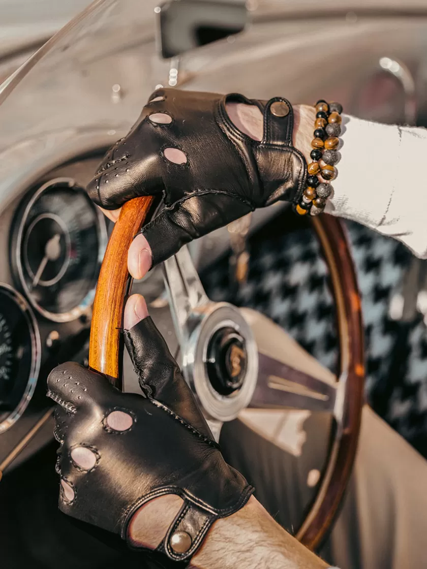 Racing Mittens Men - Black | PAUL MARIUS Best