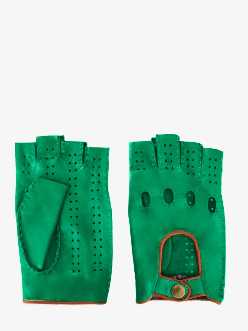 Racing Mittens Men - Green / Light Brown | PAUL MARIUS Flash Sale