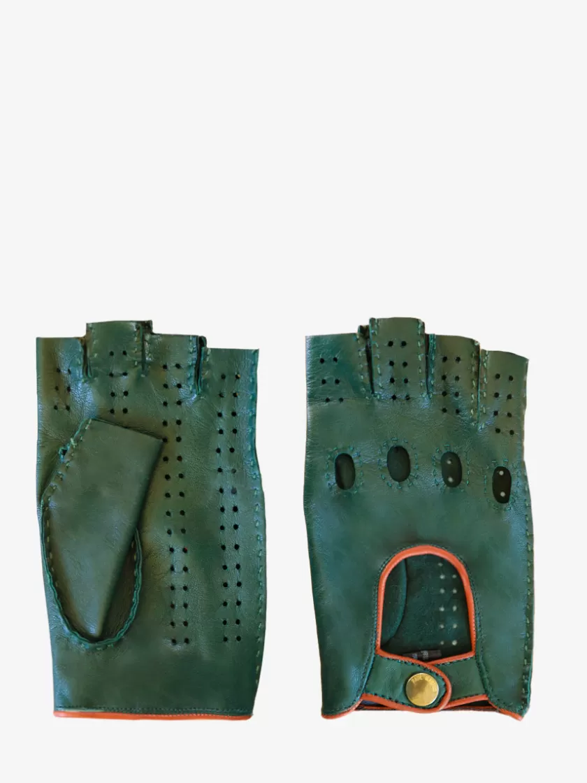 Racing Mittens Men Allure - Dark Green / Light Brown | PAUL MARIUS Outlet
