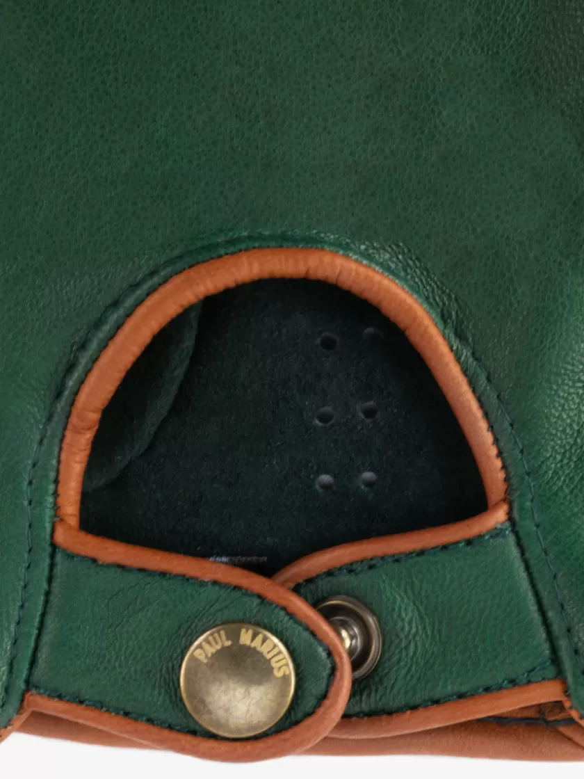 Racing Mittens Men Allure - Dark Green / Light Brown | PAUL MARIUS Outlet
