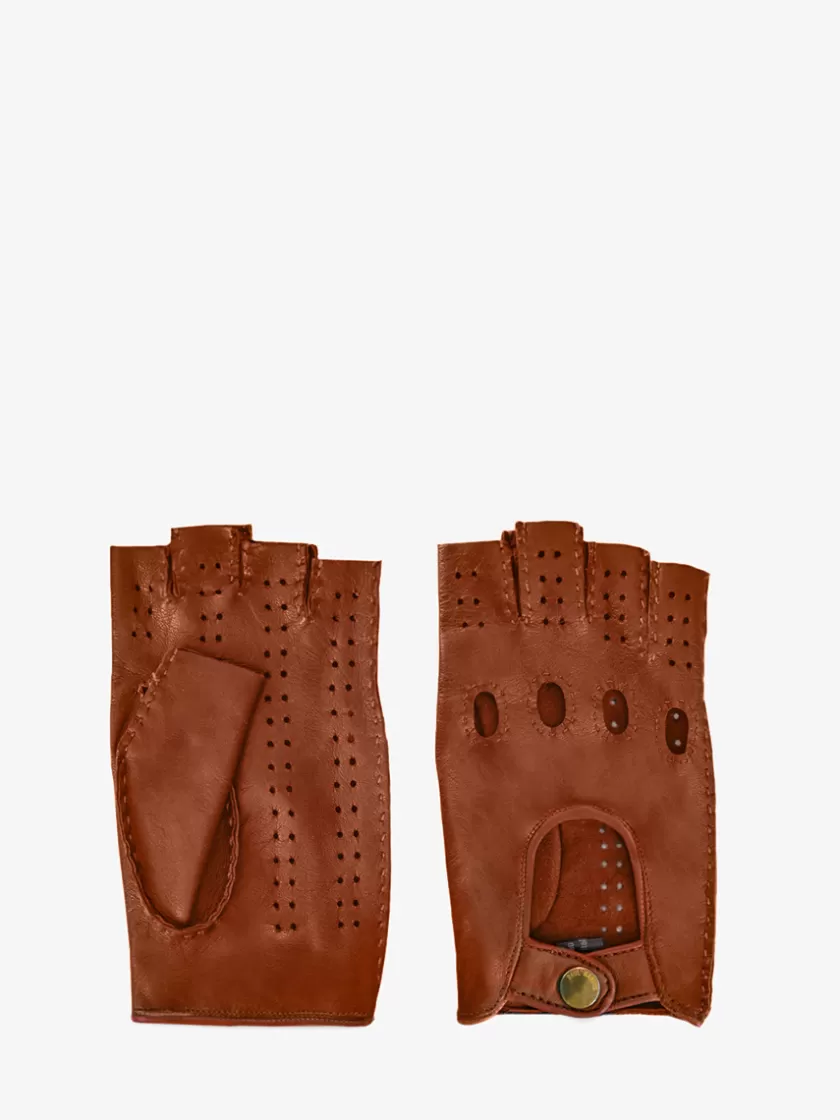 Racing Mittens Women - Light Brown | PAUL MARIUS Outlet