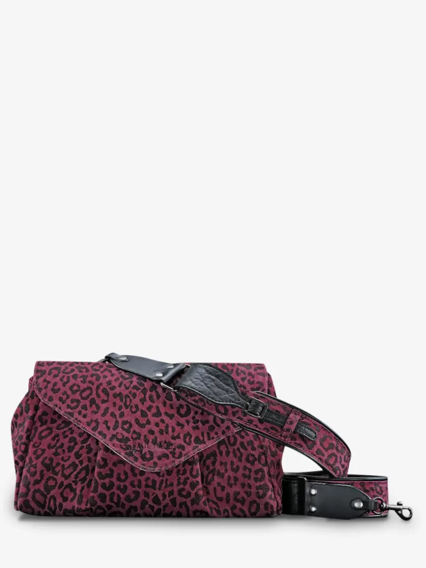 Suzon M Leopard - Plum | PAUL MARIUS Online