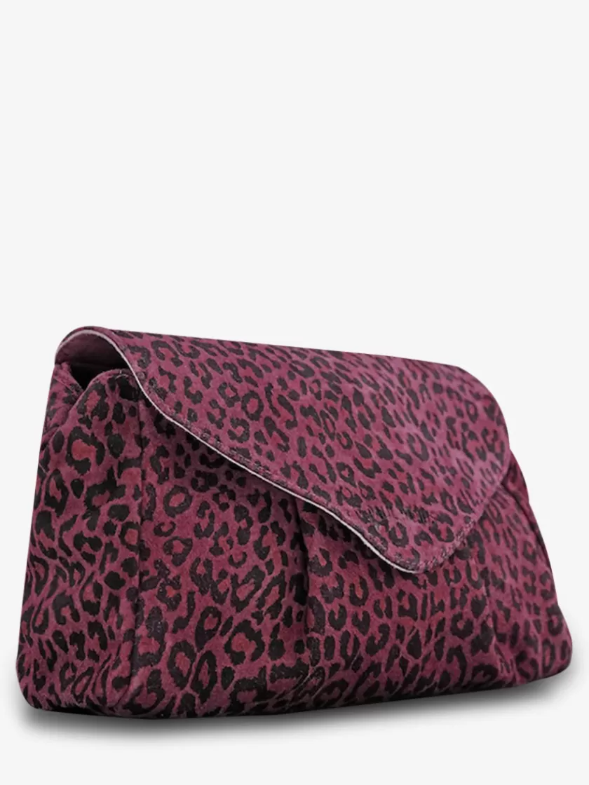 Suzon M Leopard - Plum | PAUL MARIUS Online